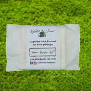Naturseife Lemongras-Sportpeeling - Seifenküche Hainzell - Verpackung