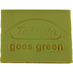 Werbeseife - Takeda - Oliven-Lorbeeröl